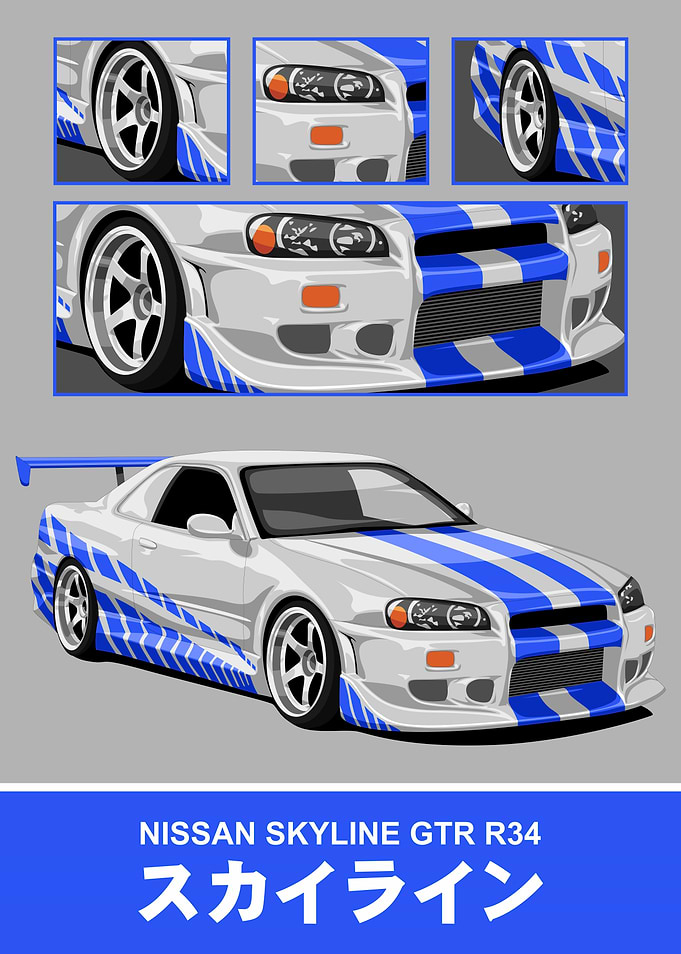 NISSAN SKYLINE GTR R34