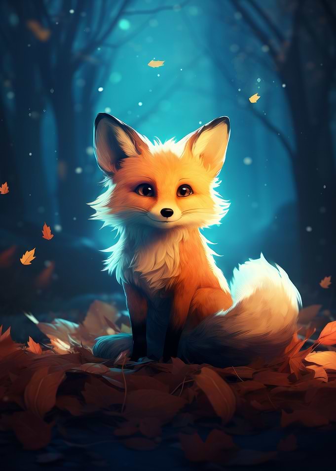 Fox In Forest
