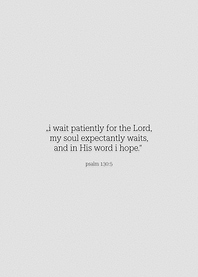 psalm 130 verse 5