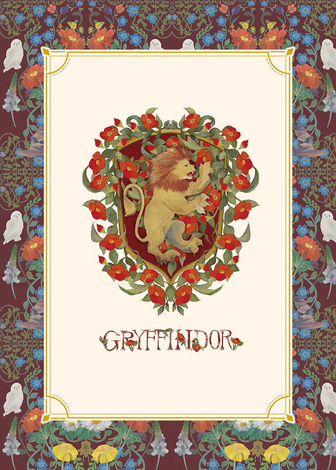 Gryffindor Floral