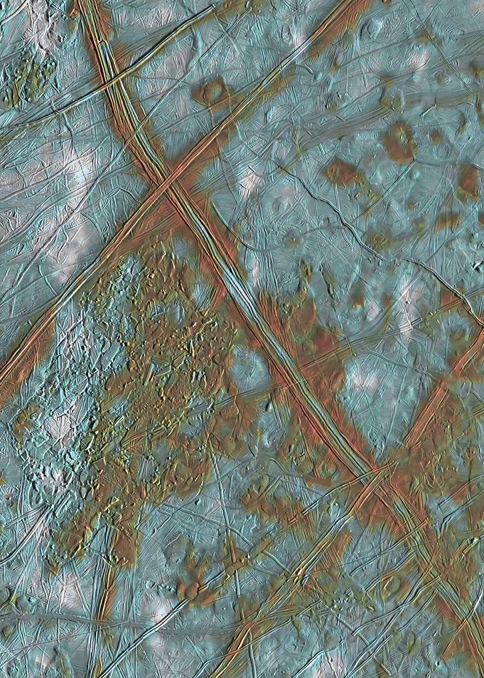 Ice on Europa