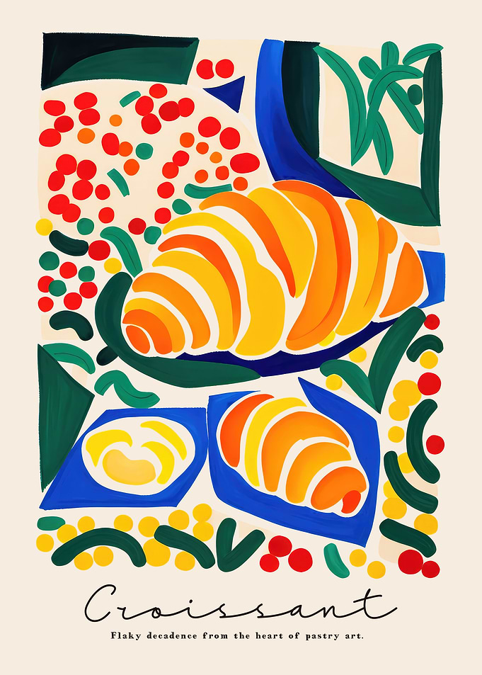 Croissants Poster