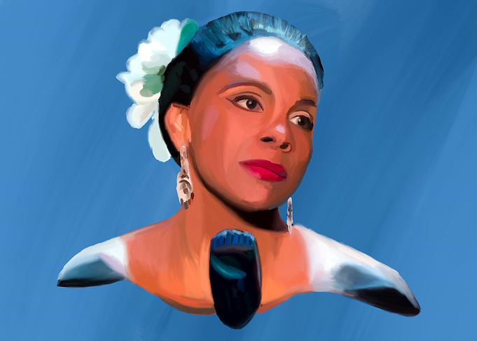 Audra McDonald Painting