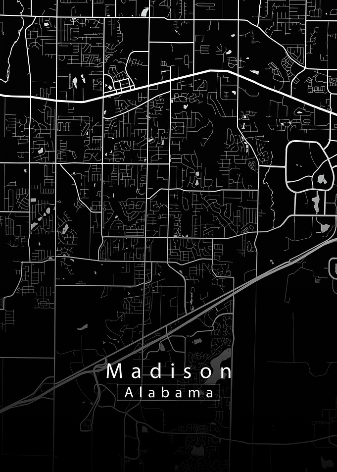 Madison Alabama City Map