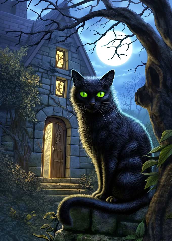 The Cat Haunting Gaze
