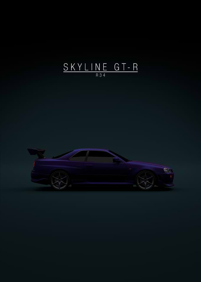Nissan Skyline GTR R34 Pur