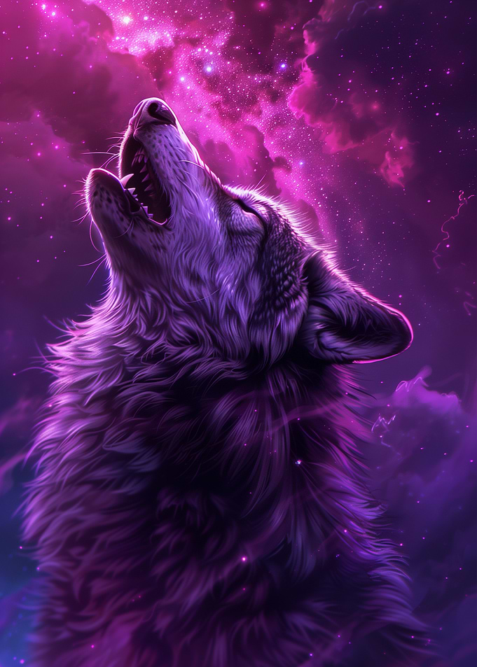 Cosmic Wolf Galaxy