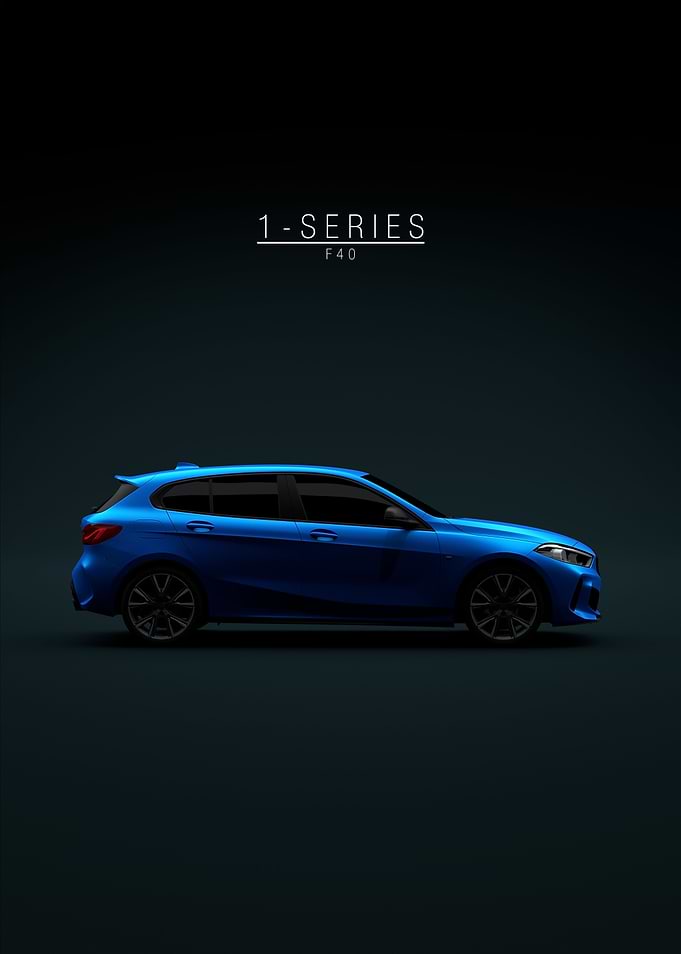 BMW M135i F40 2020 blue