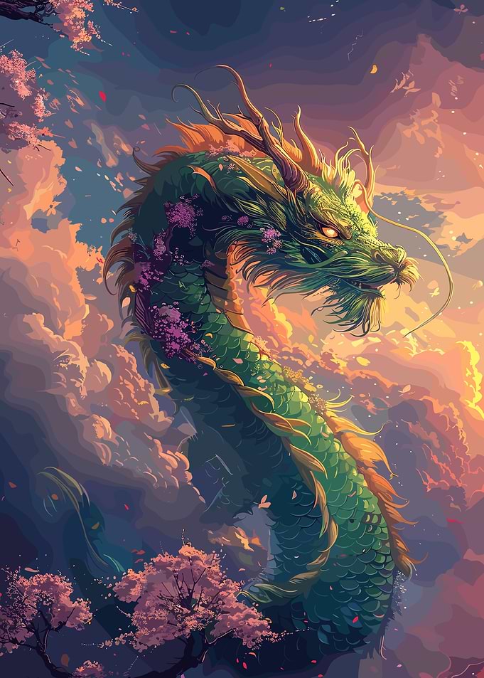 Fantasy Abstract Dragon