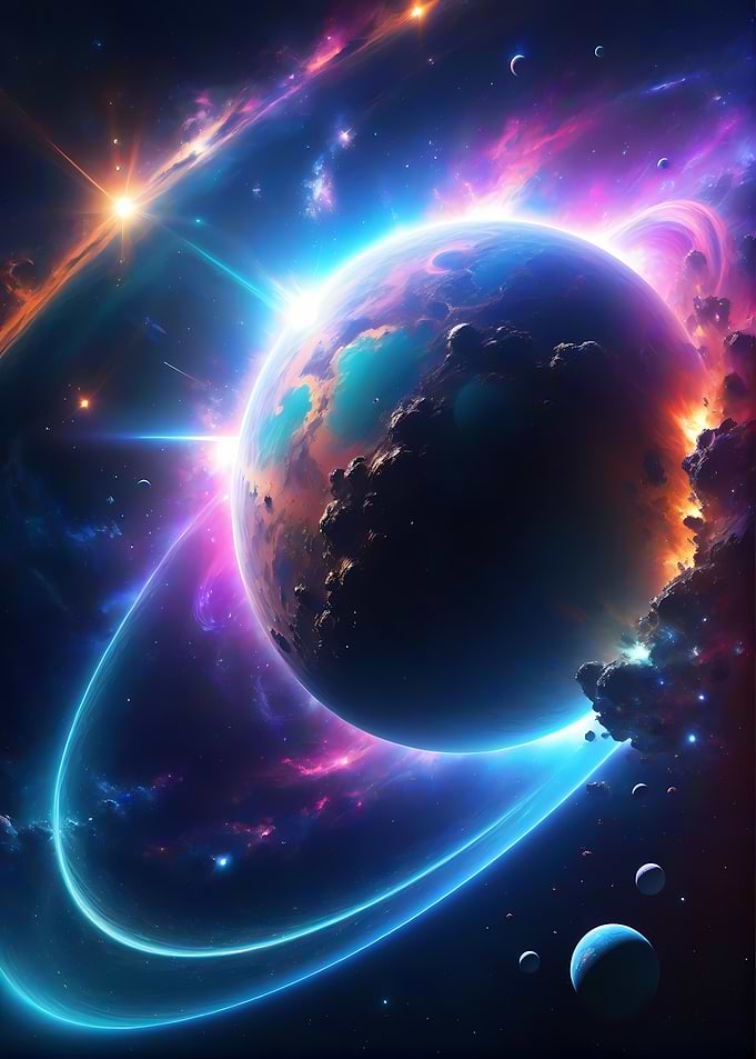 Exploding Planet