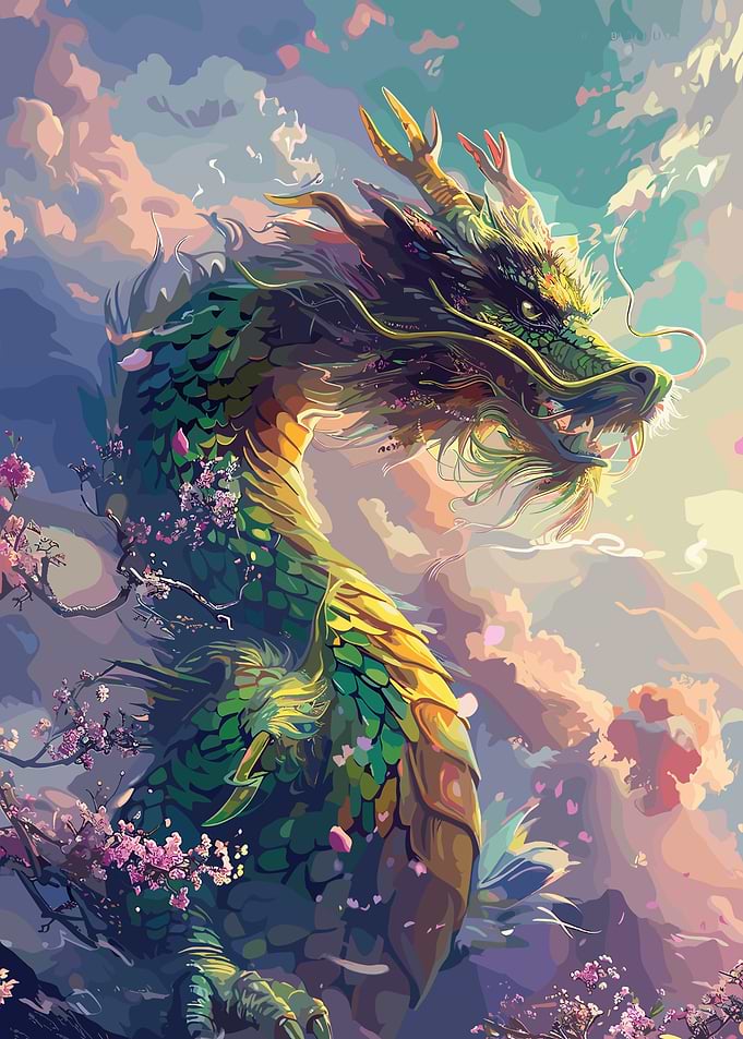 Fantasy Dragon Clouds