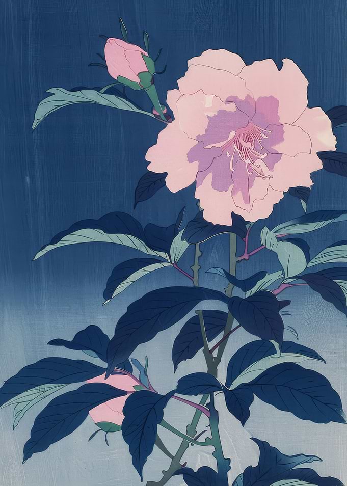 Flower Japan Painting