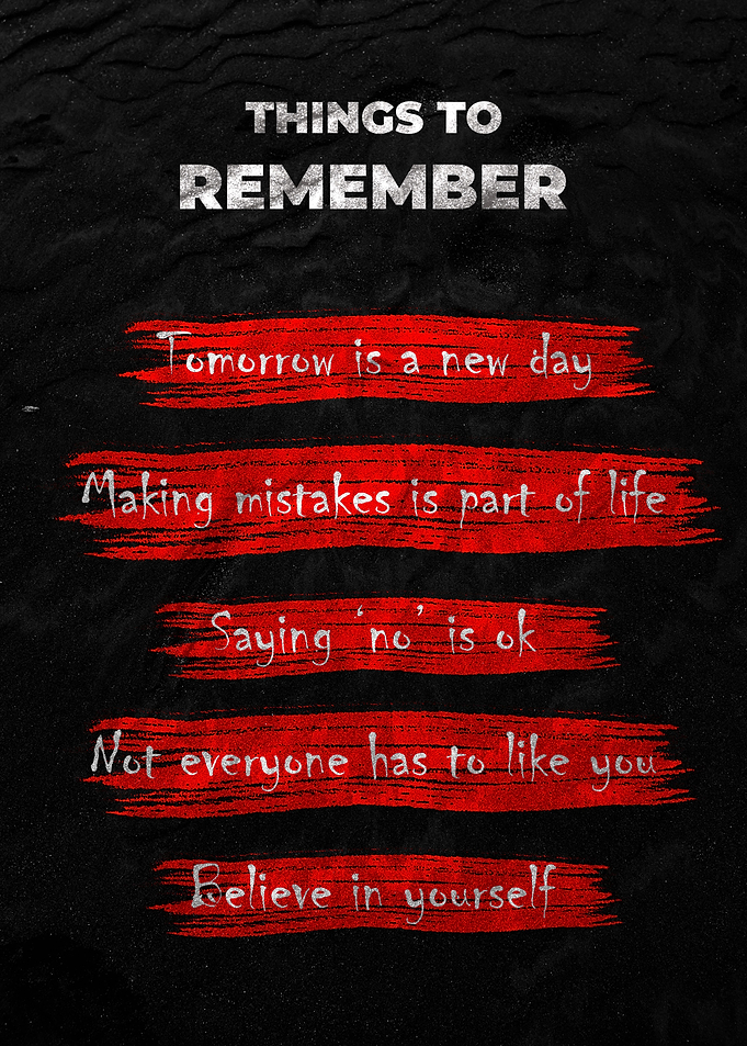 Things to remember