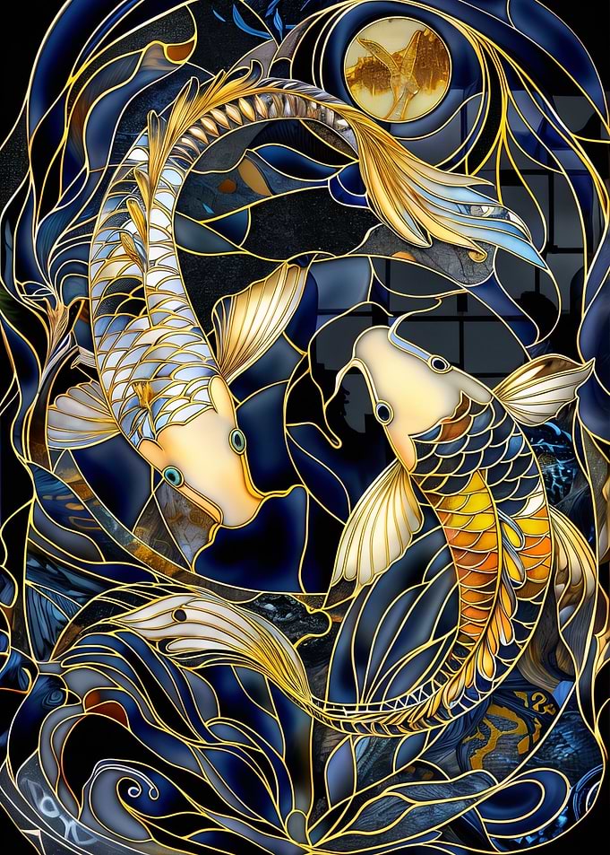 Golden Koi Harmony