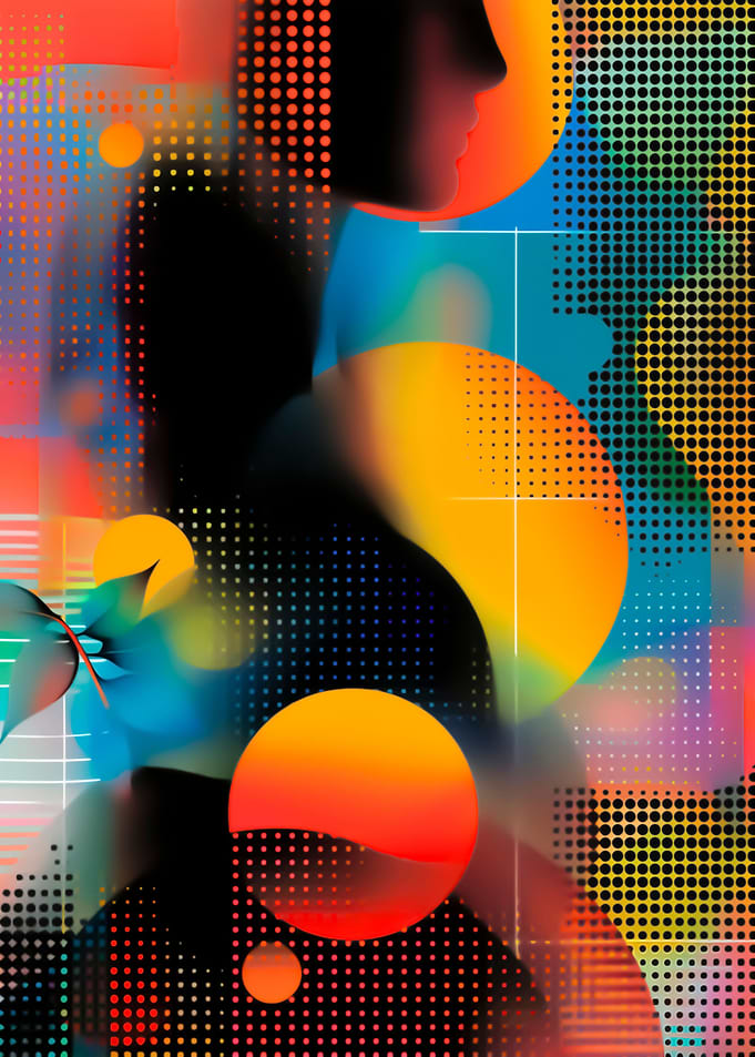 Vibrant Pixelscape IV