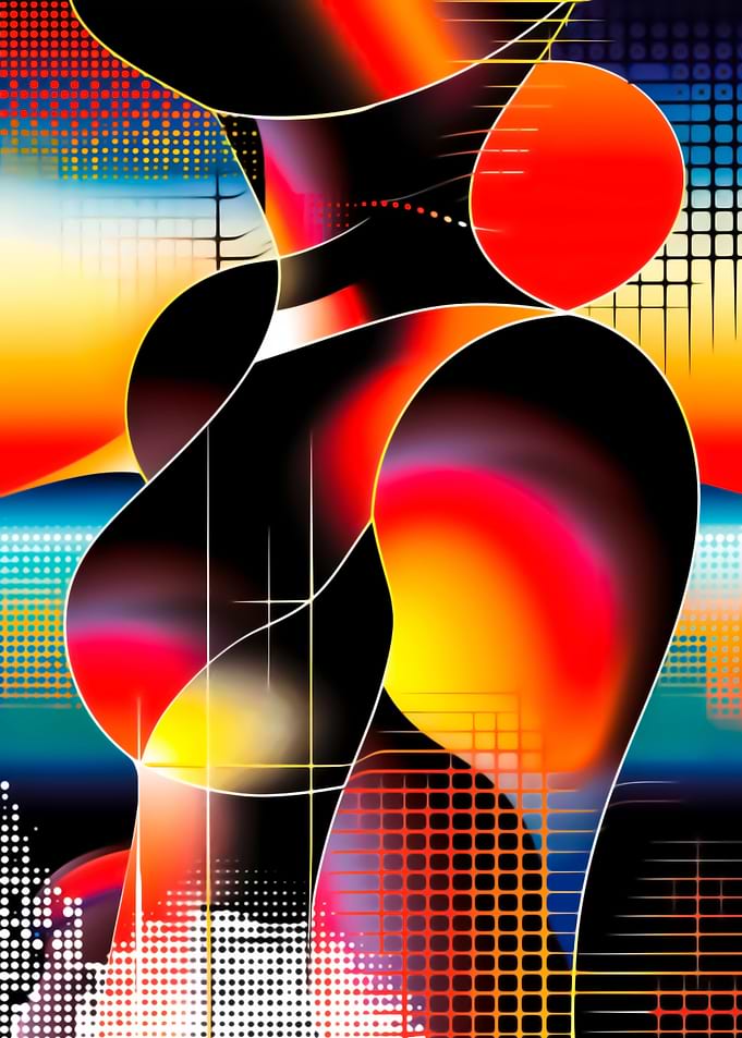 Vibrant Pixelscape II