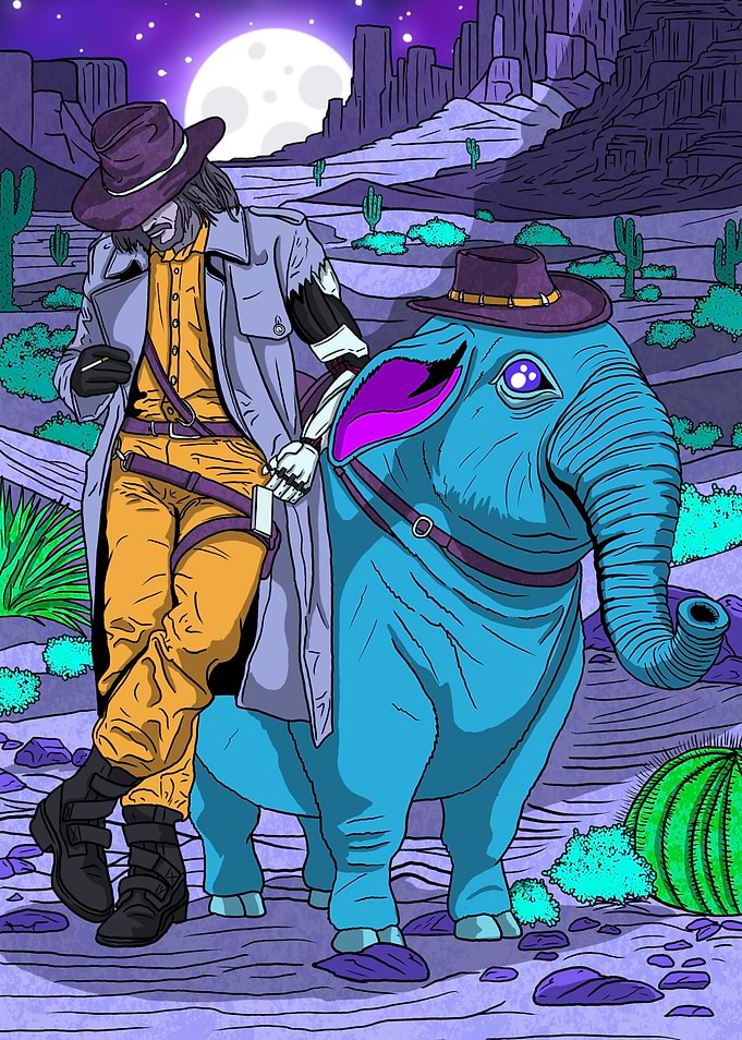 Space Cowboy at Midnight