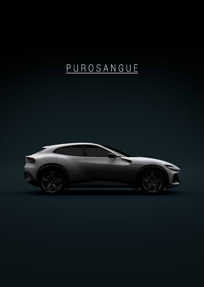 Ferrari Purosangue Grey