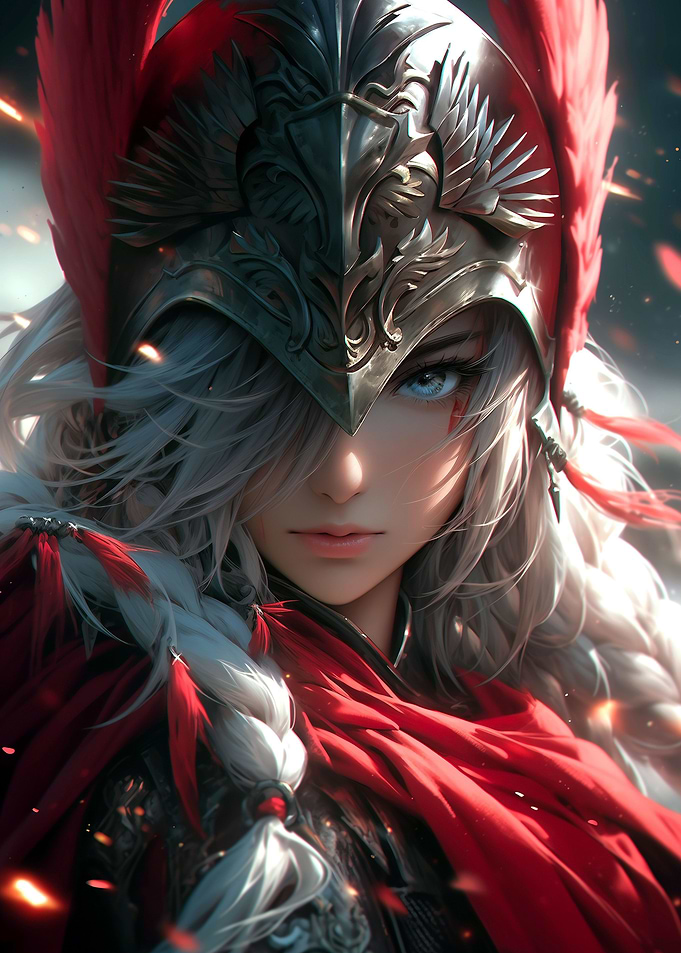 Beautiful Valkyrie Girl