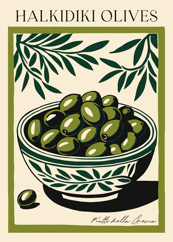 Halkidiki Olives Greece