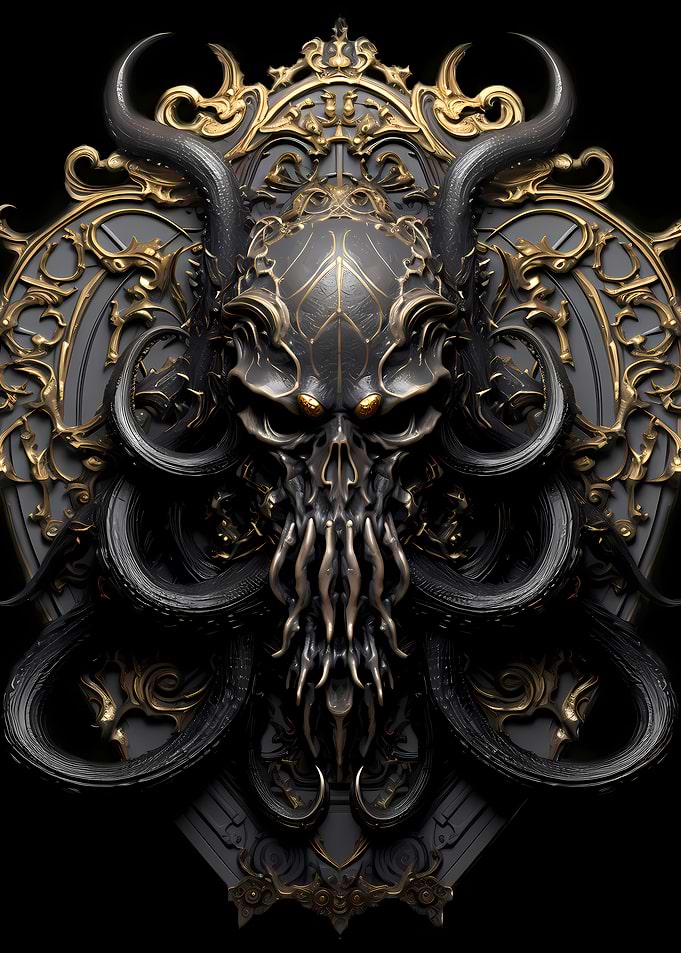God Cthulhu Art Deco