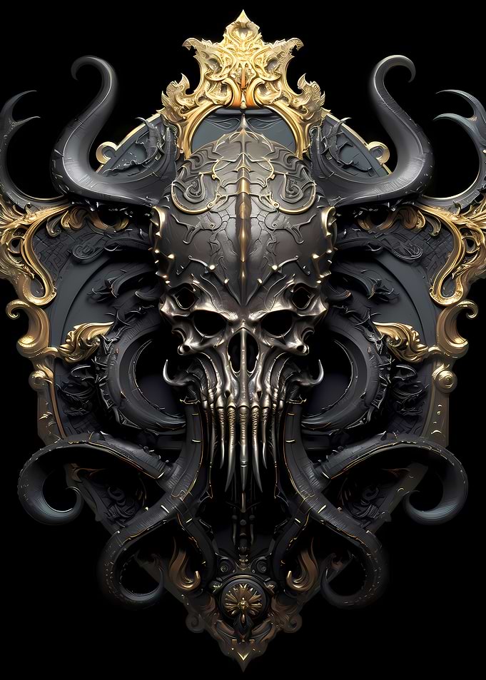 Golden Skull Cthulhu
