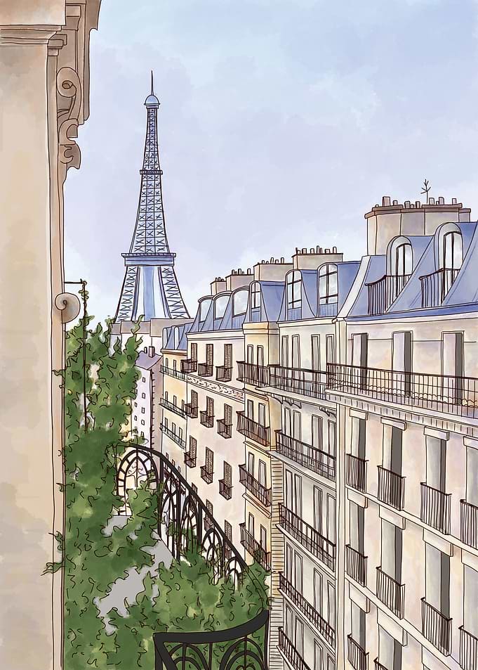 Rooftop of Paris