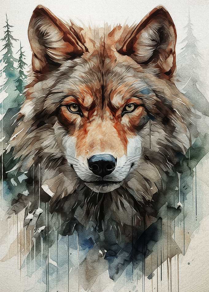 The Gaze of an Angry Wolf