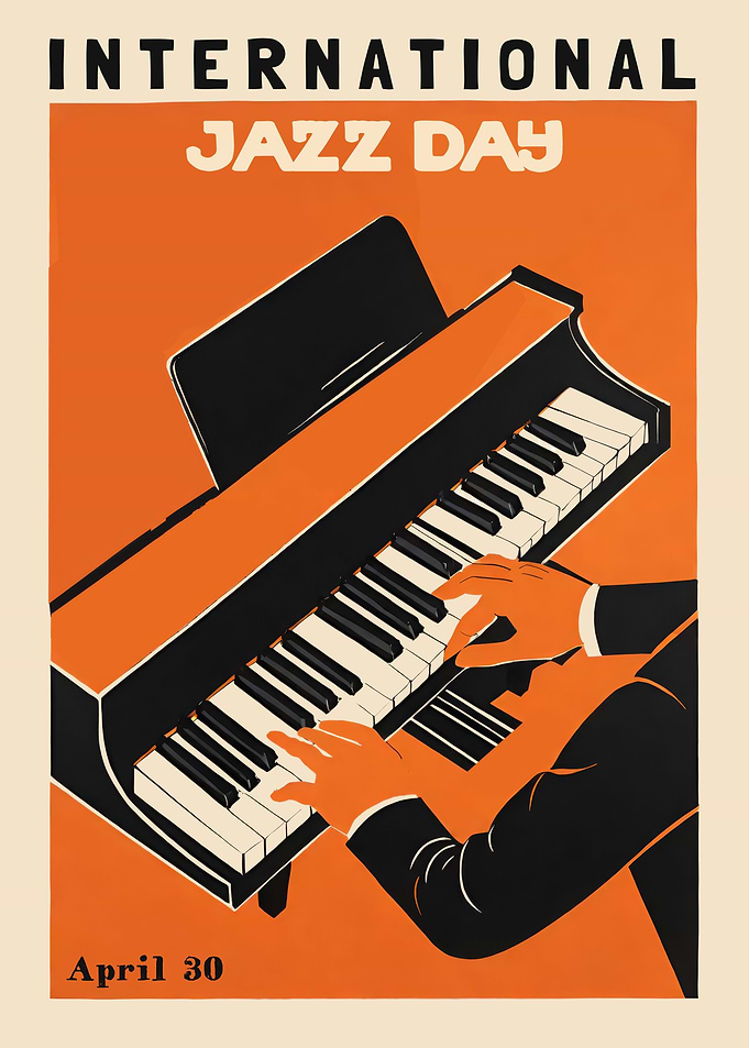 April 30 Jazz Day Poster