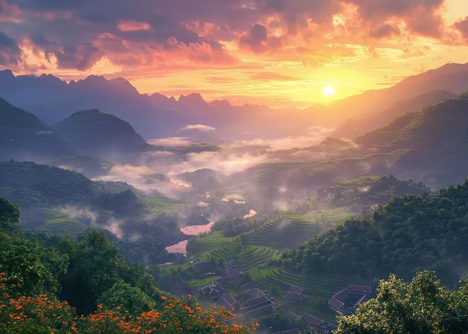 Mekong River Landscape