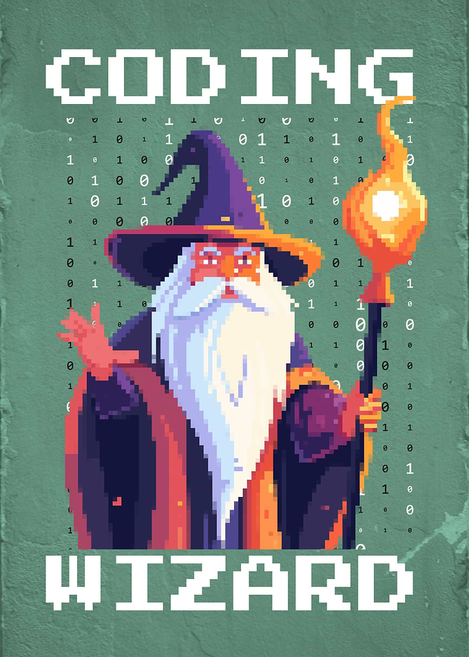 Coder Humor Coding Wizard