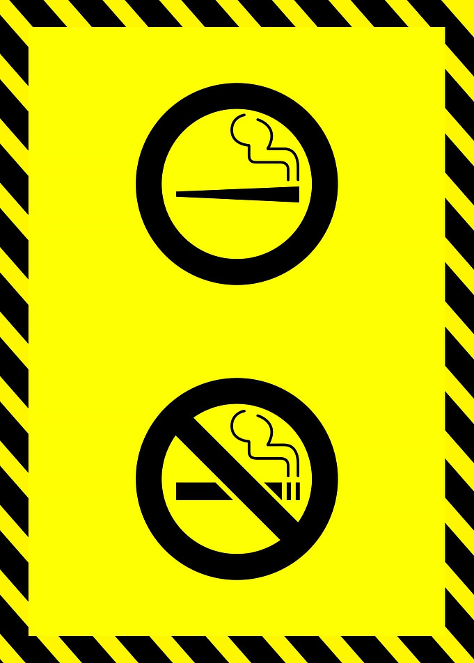 Funny Warning Sign Weed