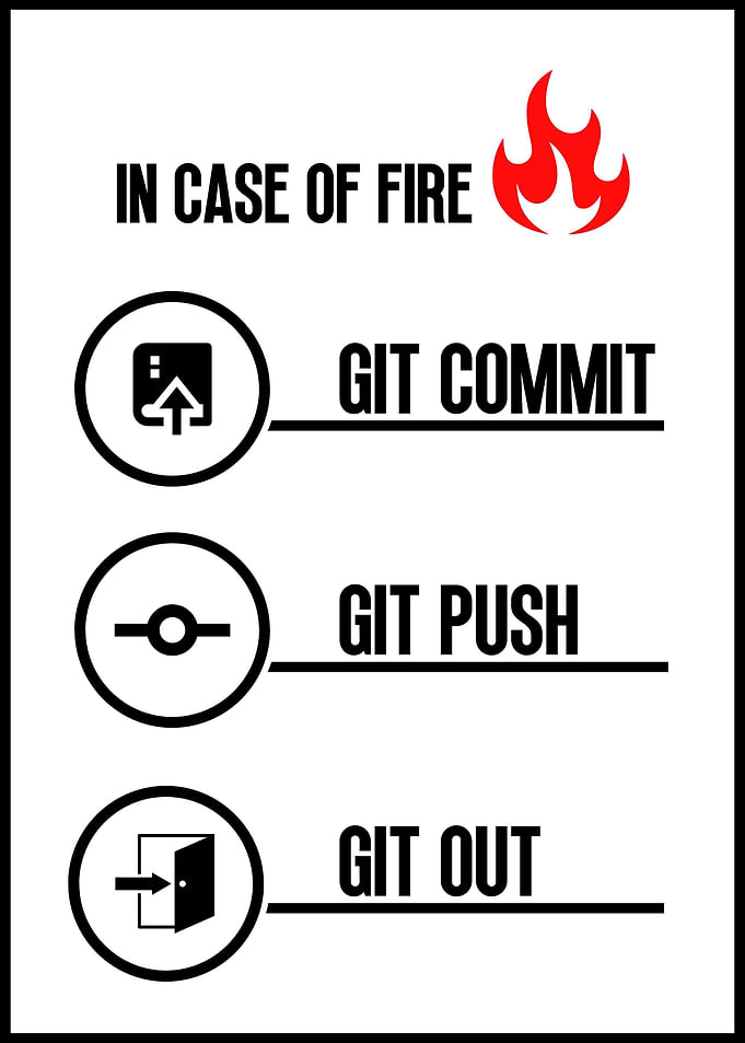 In Case Of Fire Git Commit
