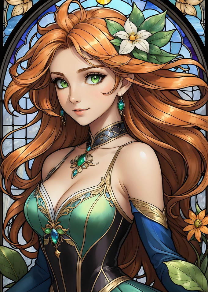 Stained Glass Girl