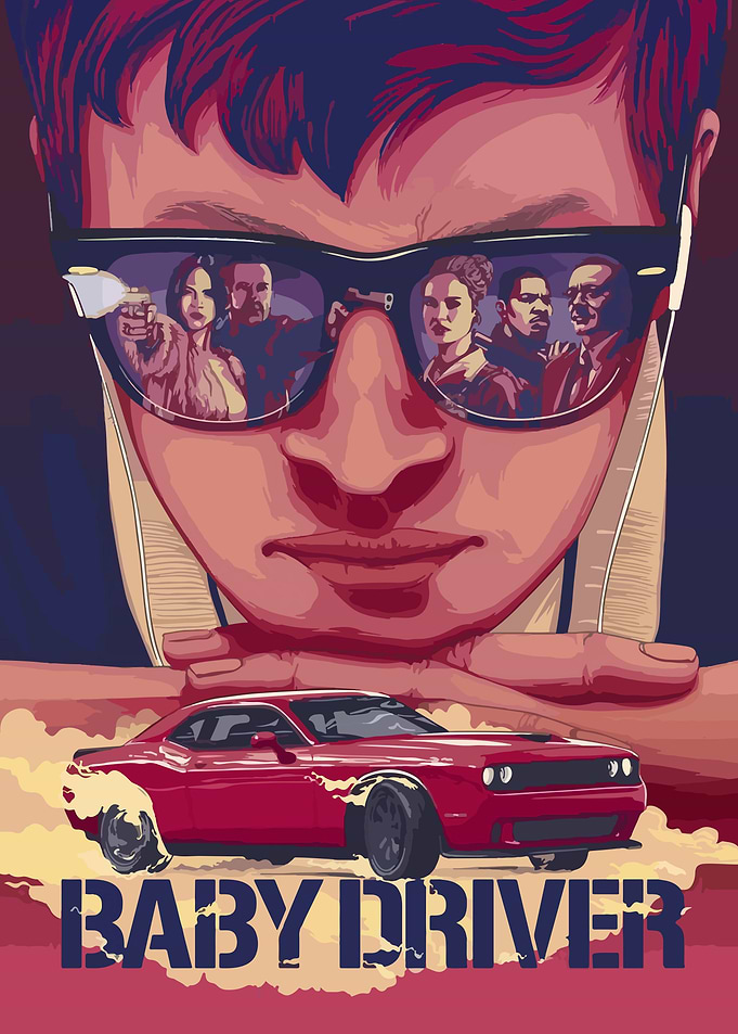 baby driver cars retro