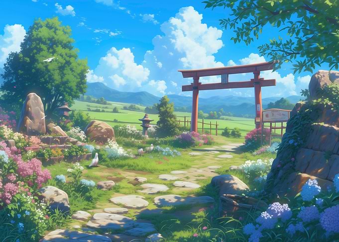 Sacred Garden Path