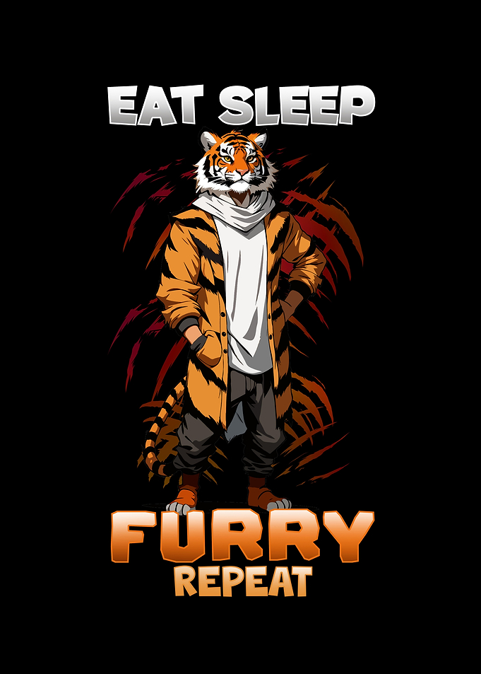 Eat Sleep Furry Repeat