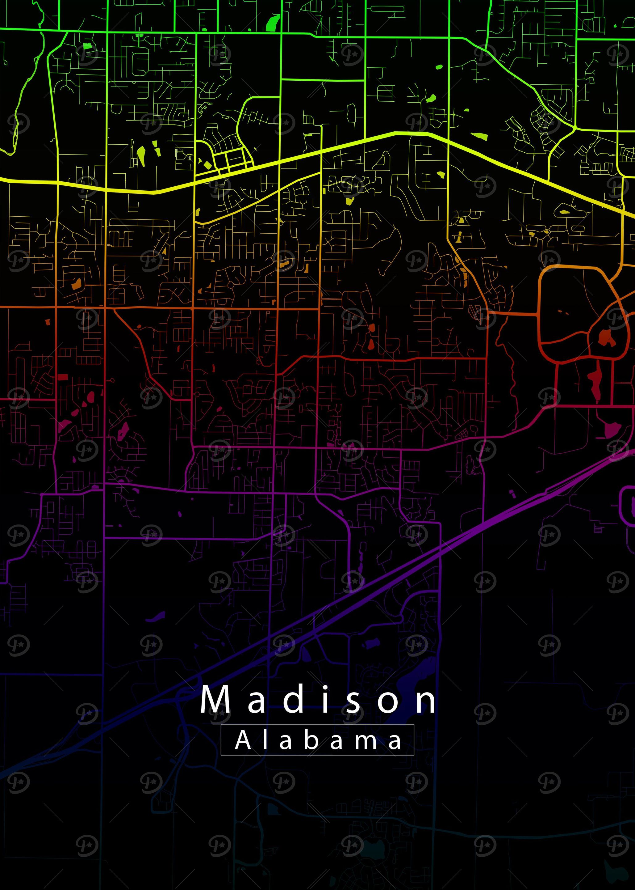 Madison Alabama City Map