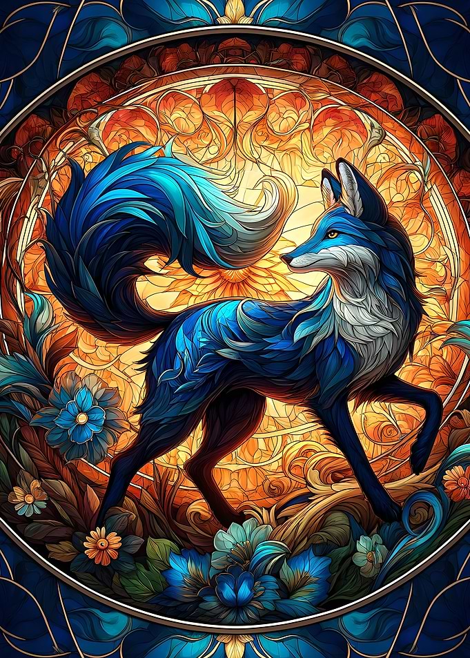 Blue fox majesty