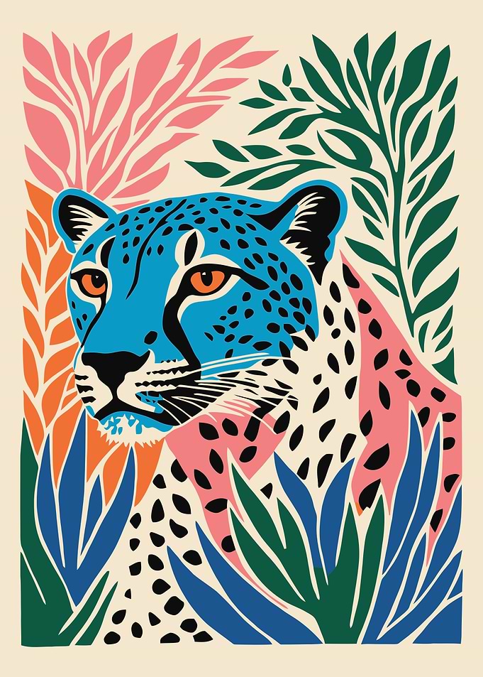 Cheetah in the Jungle