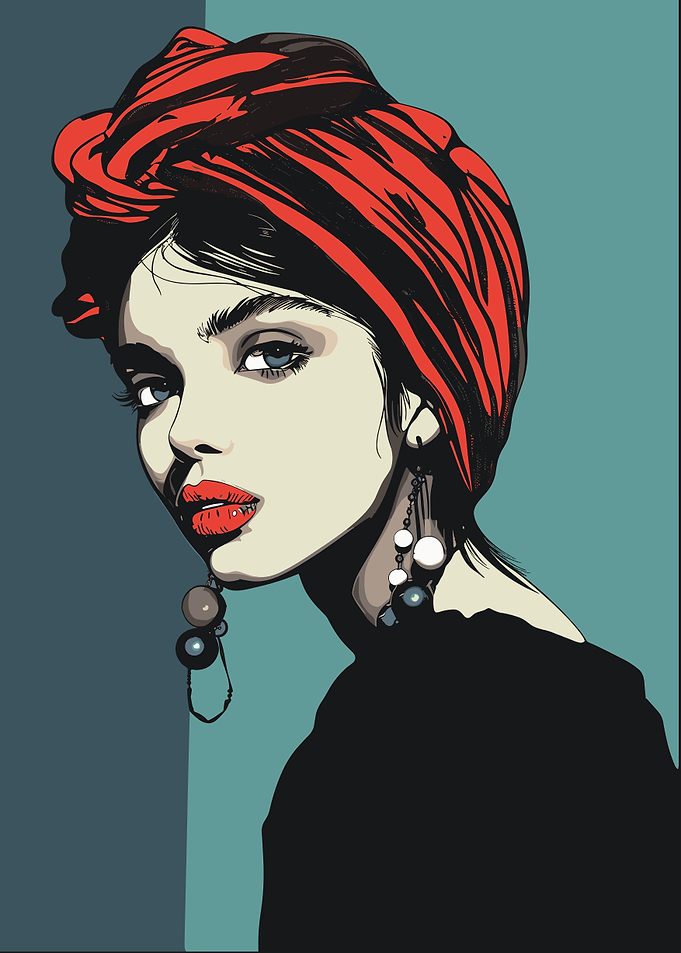 Gypsy with Pearl Earrings
