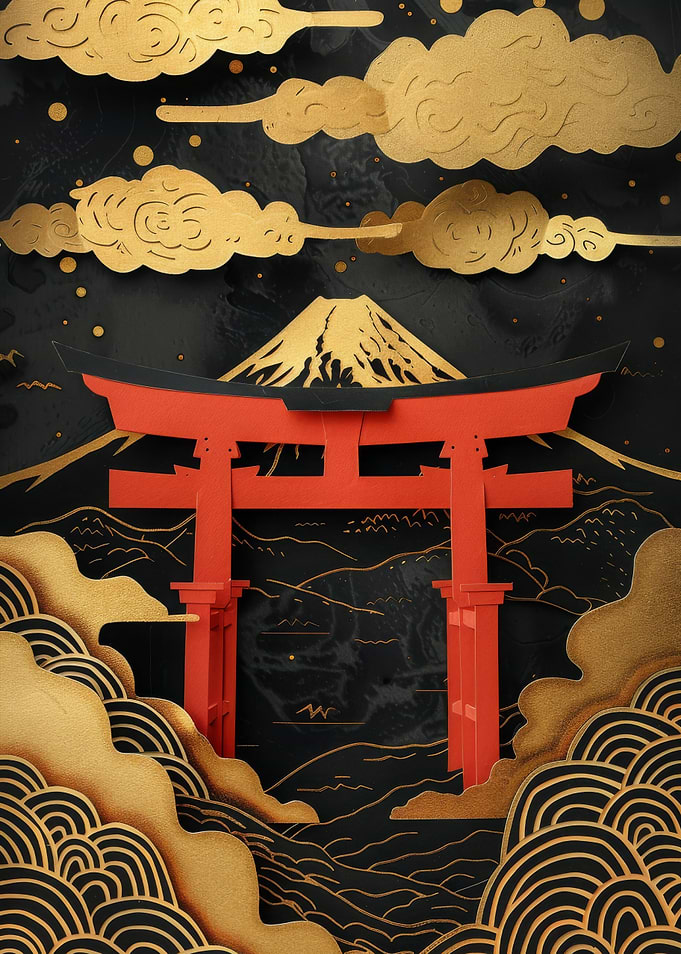 Gold Torii Gate