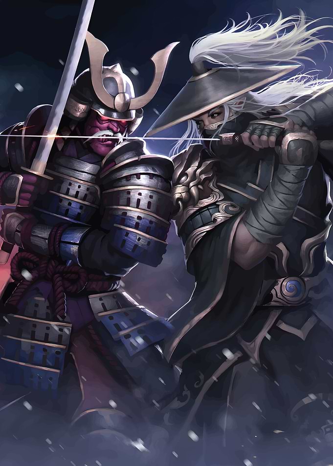 Fighting legends Samurai