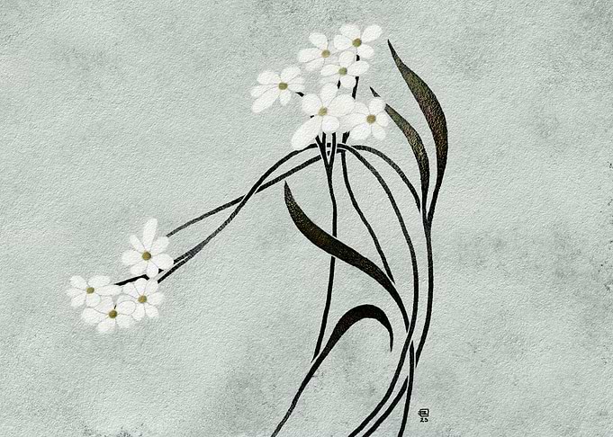 White flowers