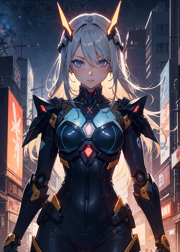 Anime Cyberpunk Girl