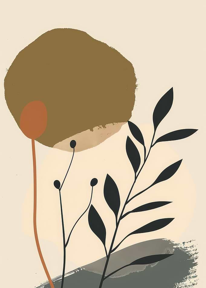 Abstract floral botanic
