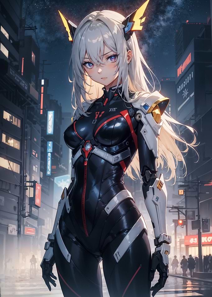 Anime Cyberpunk Girl