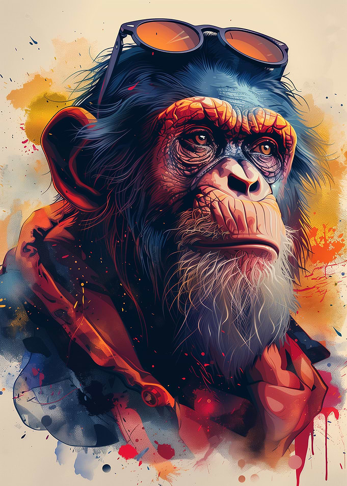 Monkey and the Glasses