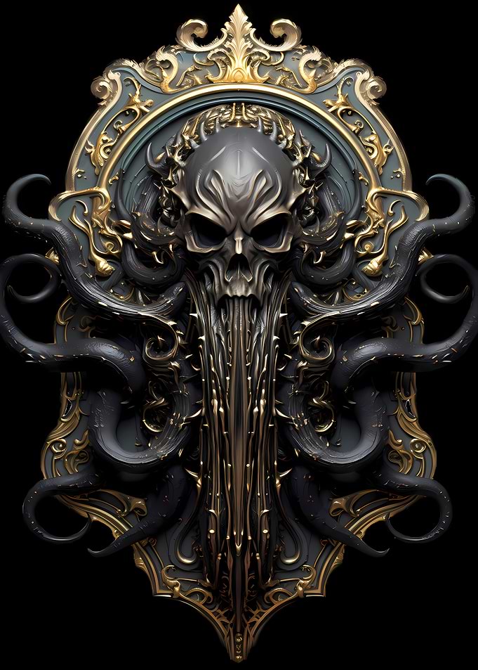 Cthulhu Horror Art Deco
