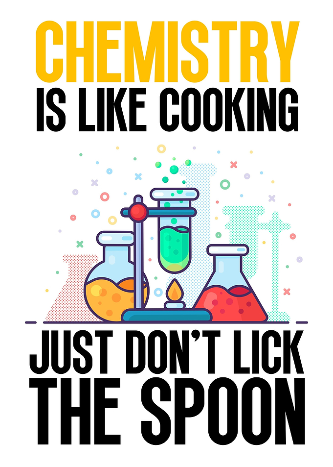 Chemistry is like cooking